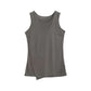 Fake two sports vests women's short top