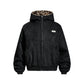 Hooded and flannel jacket