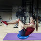 PVC Inflatable Yoga Massage Ball Fitness Yoga Balancing Ball Pad Training Cushion Stability Exercise Point Massage Mat Ball Dish