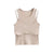 Fake two sleeveless vests