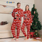 Print Pajamas for Family of Four Christmas Theme Parent-Child Matching Outfits,