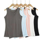 Fake two sports vests women's short top