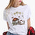 Women's T-shirts Graphic Designer T-shirts Girls Harajuku Cl