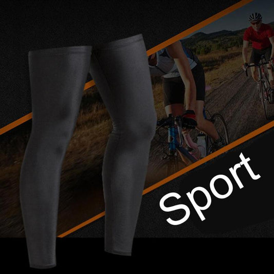 1Pair Sports Leg Sleeves UV Protection Bicycle Cycling Running Elastic Leg Warmers Knee Legwarmers Compression Pad Protector