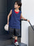 Fake two boys' sleeveless vests