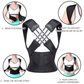 Posture Corrector for Men and Women, Invisible Shoulder Opening Back Support Belt, Anti-Slouching Posture Brace, Back Alignment Belt