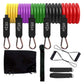 Resistance Bands Set Exercise Bands with Door Anchor Legs Ankle Straps for Resistance Training Physical Therapy Home Workouts