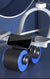 New Design Indoor Home Exercise Flat Elbow Supporter 2 Wheel Ab Trainer Automatic Rebound Abdominal Wheel Roller